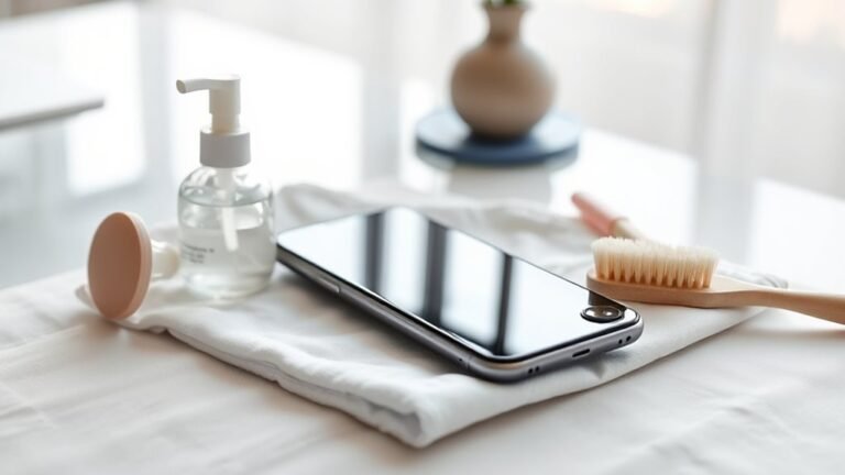 smartphone cleaning best practices