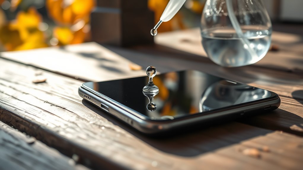 smartphone cleaning preparation steps