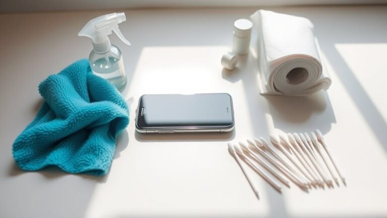 smartphone cleaning step guide