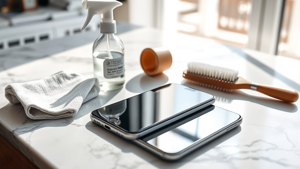 smartphone deep cleaning preparation