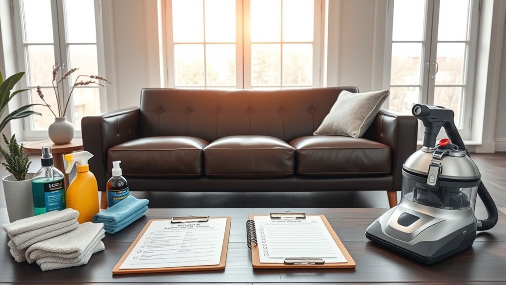 sofa cleaning business guidelines