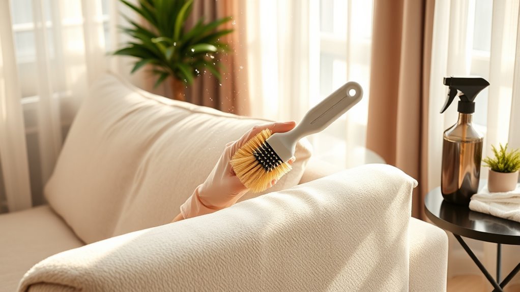 sofa cleaning step guide