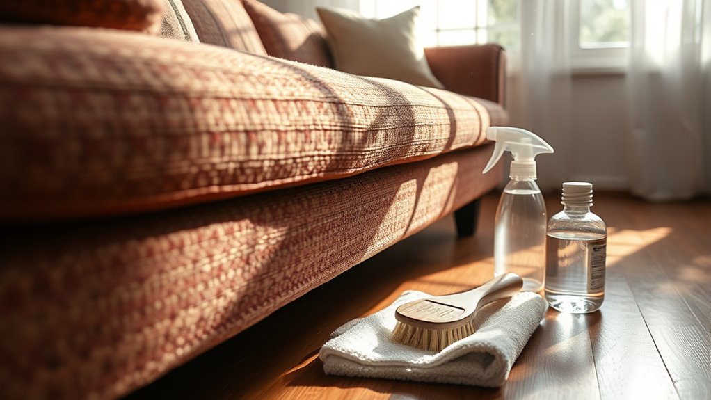 sofa material cleaning guidelines