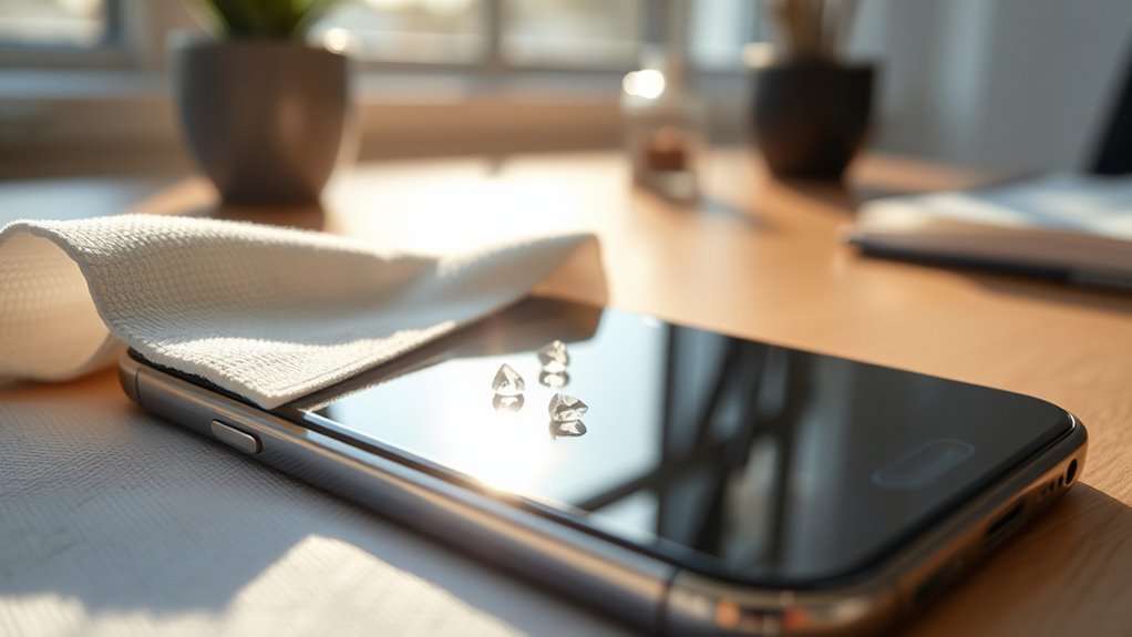 soft cloth for smartphone cleaning