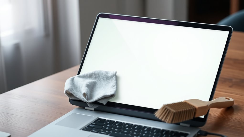 soft cloth gentle cleaning