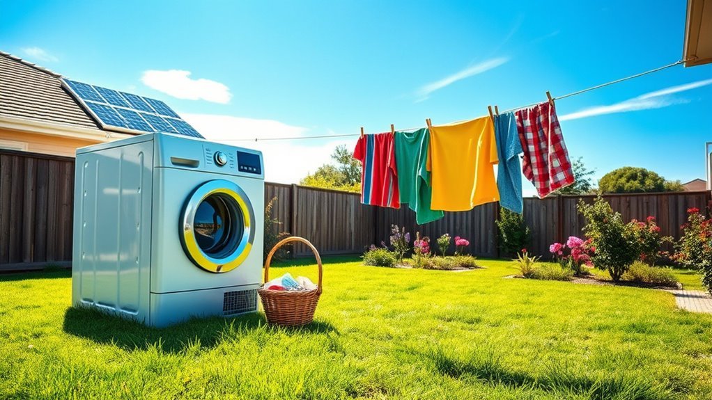 solar energy laundry savings