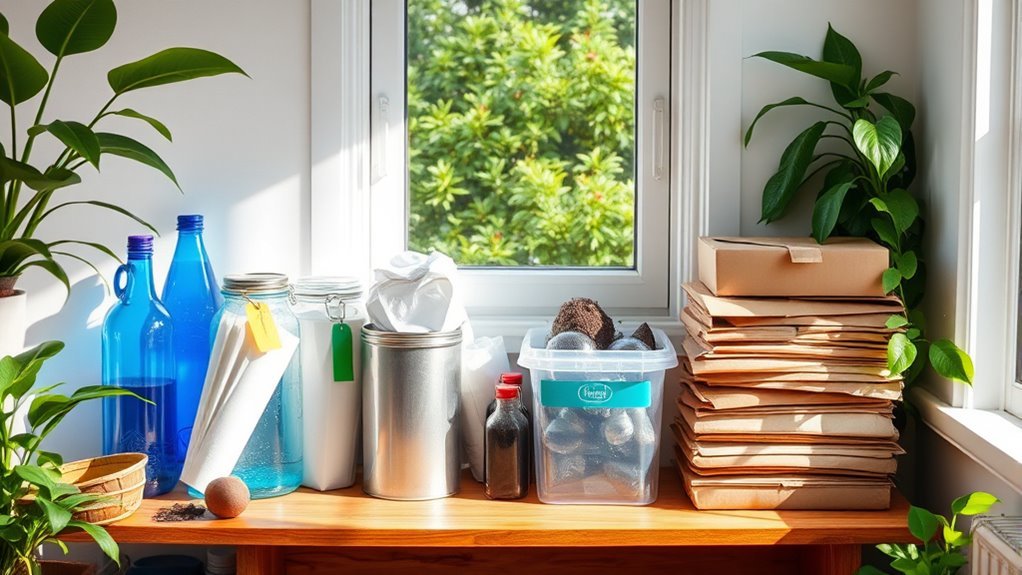sort and clean recyclables