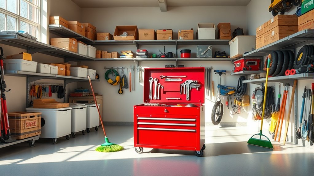 sort tools utilize wall space