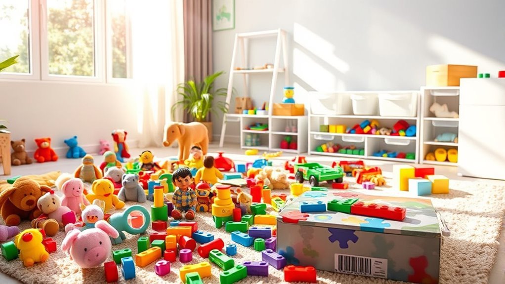 sort toys by type