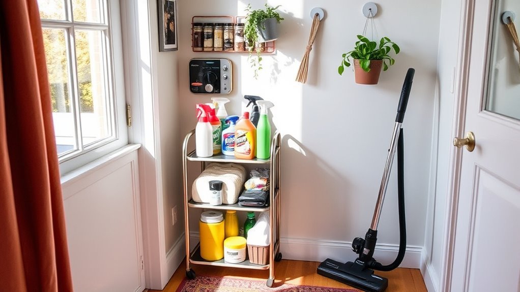 space saving cleaning tips
