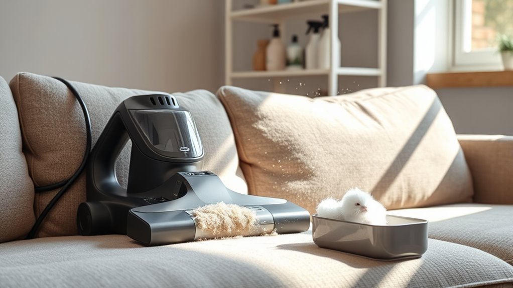 specialized upholstery vacuum features