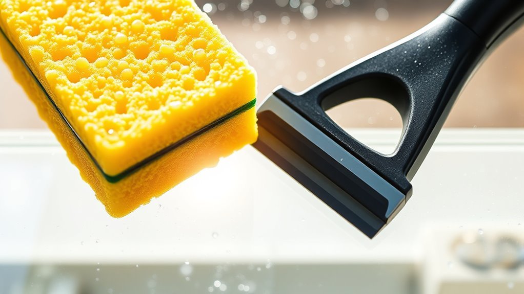 sponge molds vs rubber squeegees