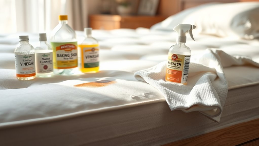 spot clean mattress stains