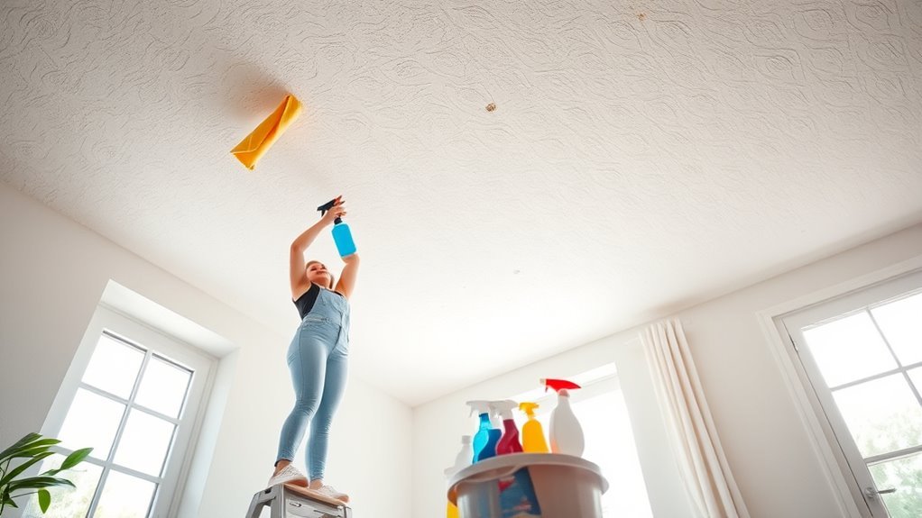 spot clean stains promptly