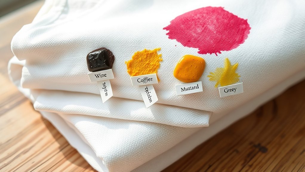 stain identification for cleaning