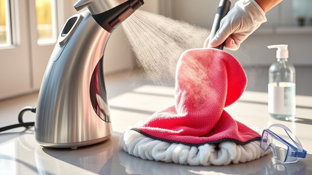 steam cleaner safety precautions