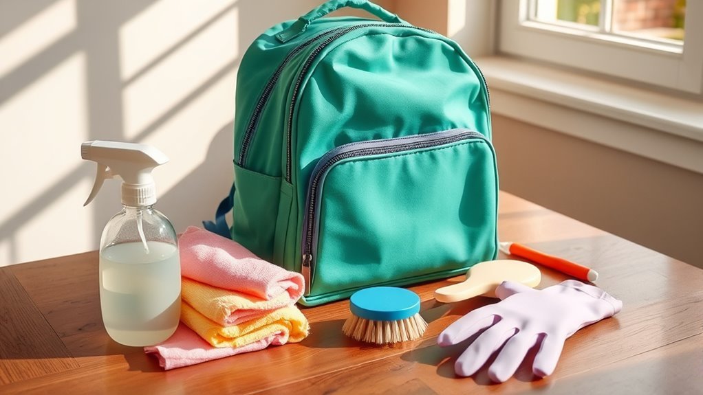 step by step bag cleaning
