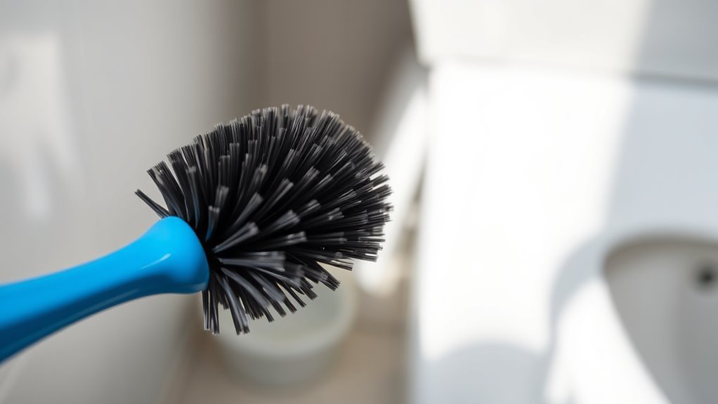 stiff bristles for tough stains