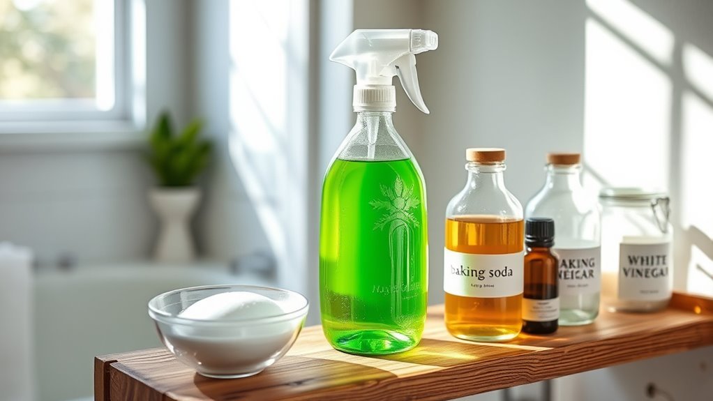 store homemade cleaners safely