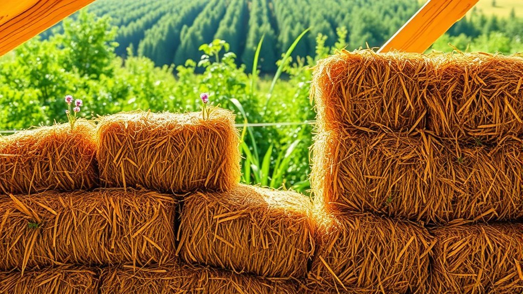 straw bale insulation techniques