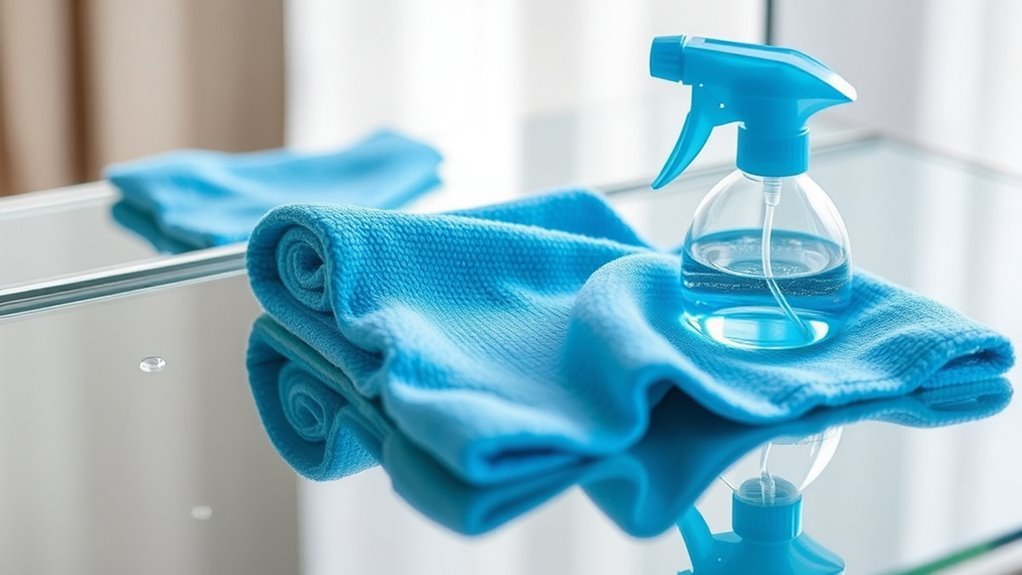 streak free microfiber cleaning benefits