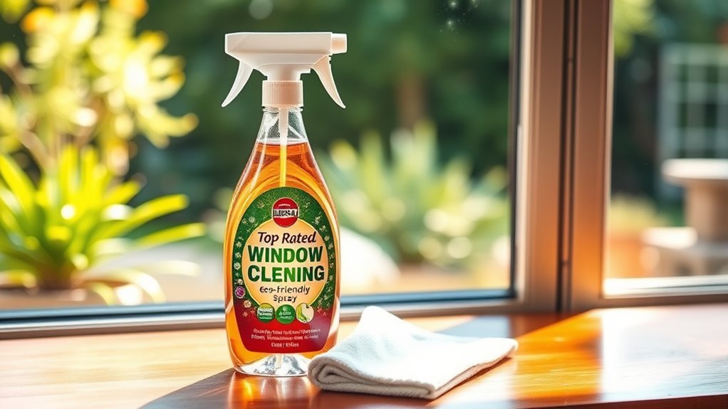 streak free window cleaning sprays