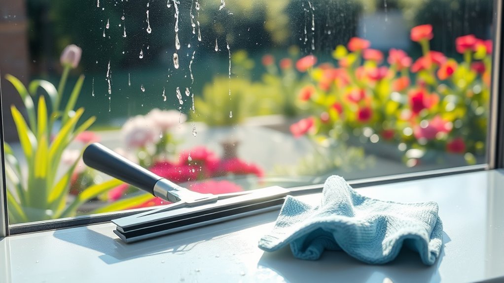streak free window cleaning techniques