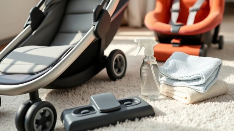 stroller and car seat care