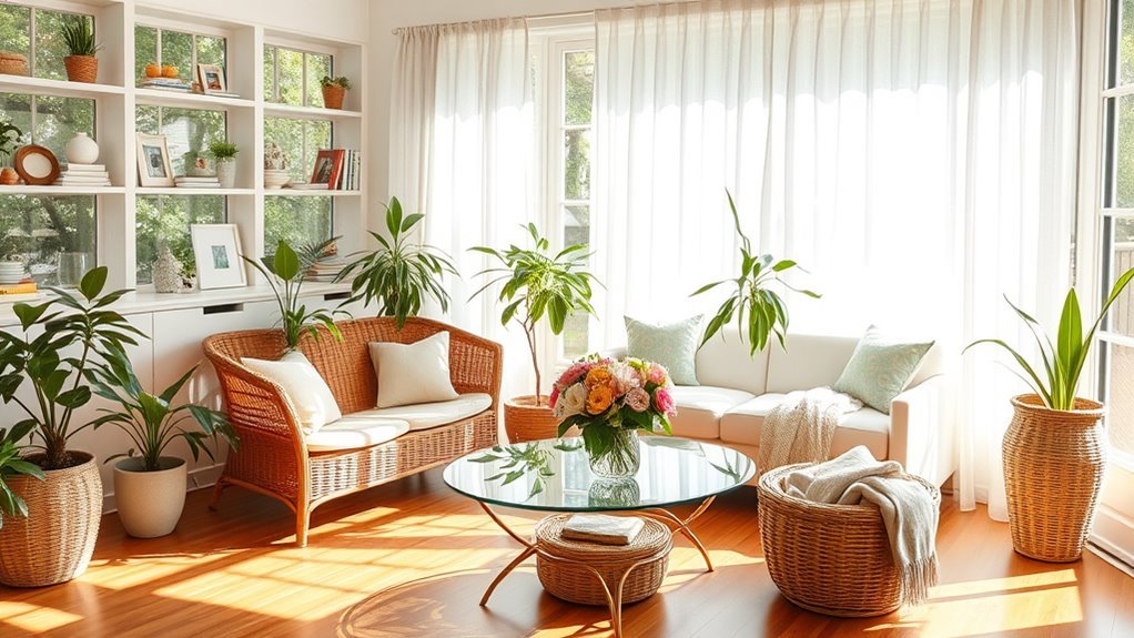 sunroom cleanliness and organization