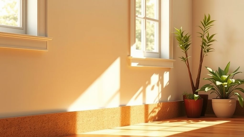 sustainable cork baseboards choice