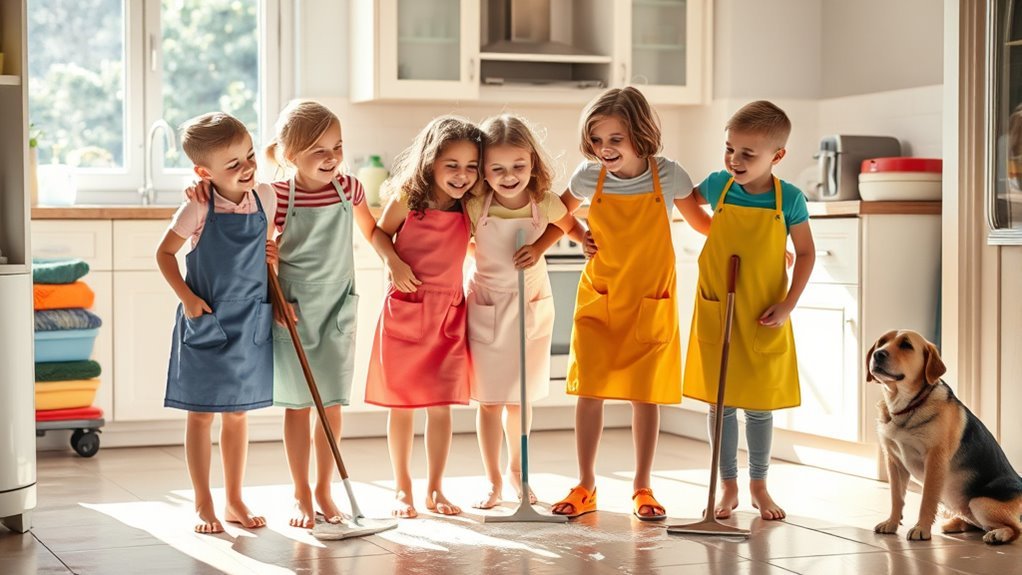teamwork makes chores fun