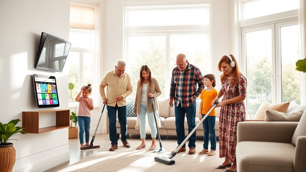 technology simplifies household management