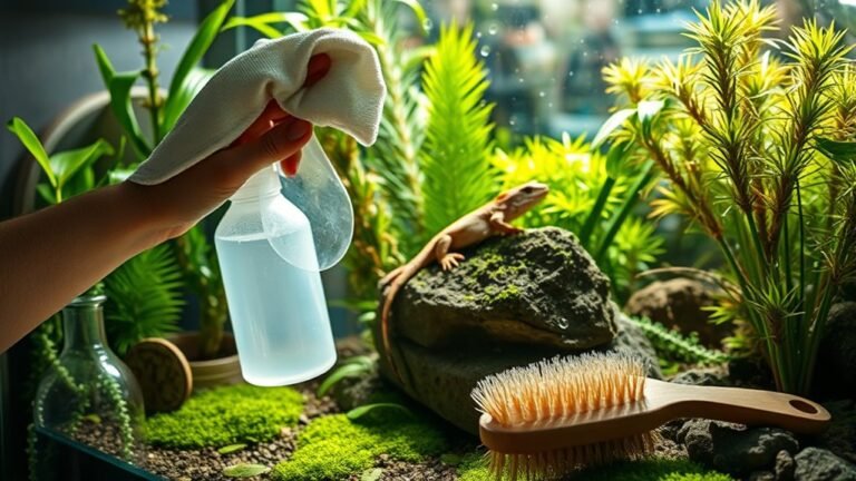 terrarium hygiene and upkeep