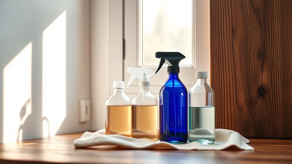test cleaner on walls