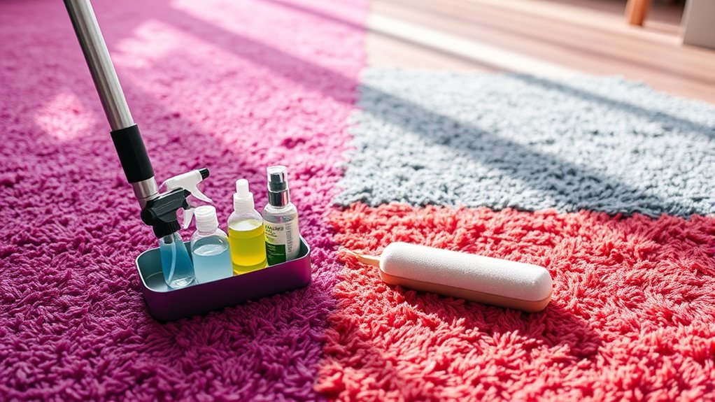 test cleaning solution first