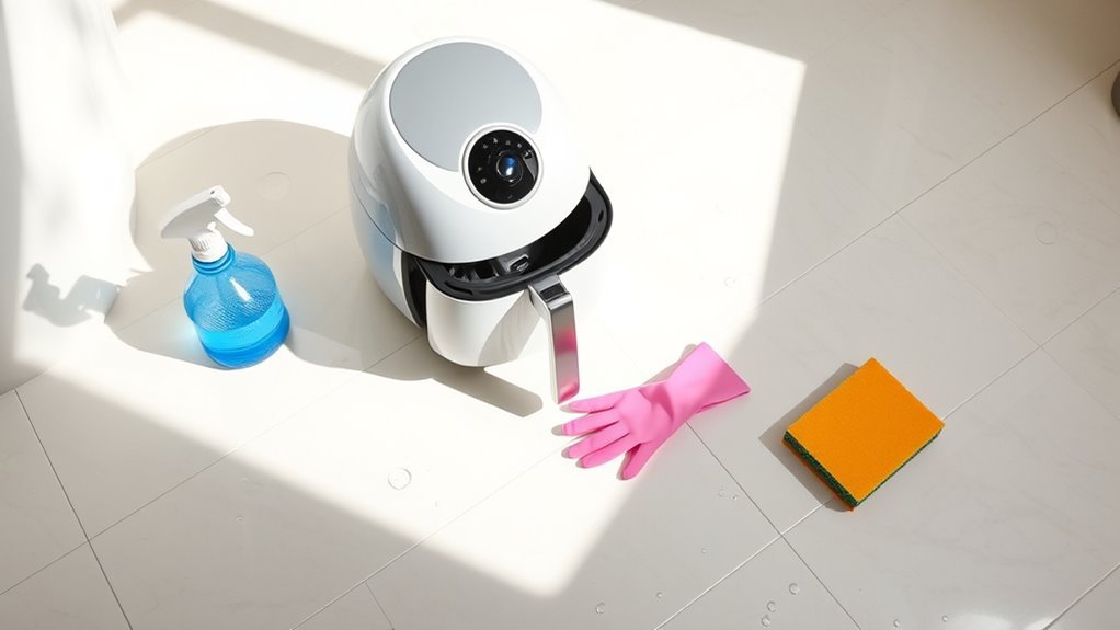 thorough air fryer cleaning