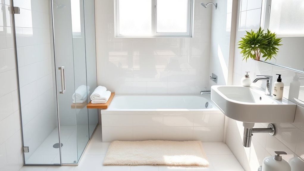 thorough bathroom refresh routine