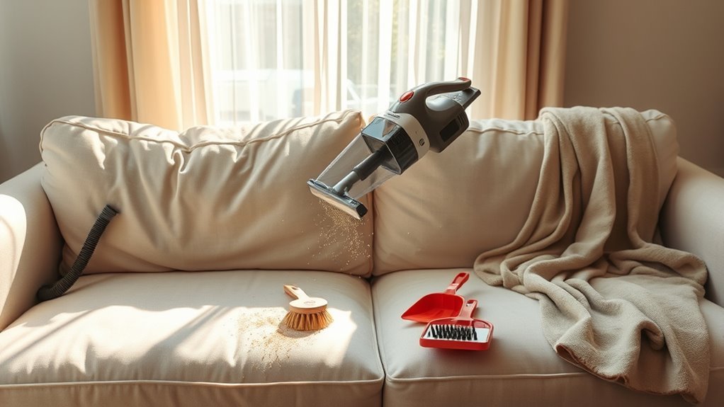 thorough couch cleaning routine