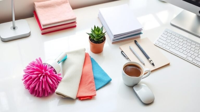 thorough desk cleaning guide