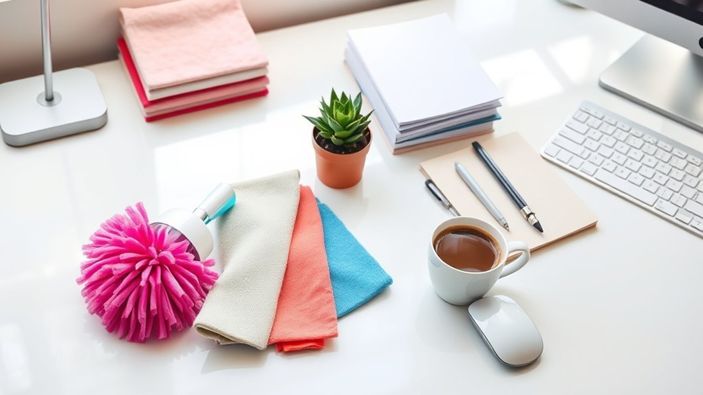 thorough desk cleaning guide