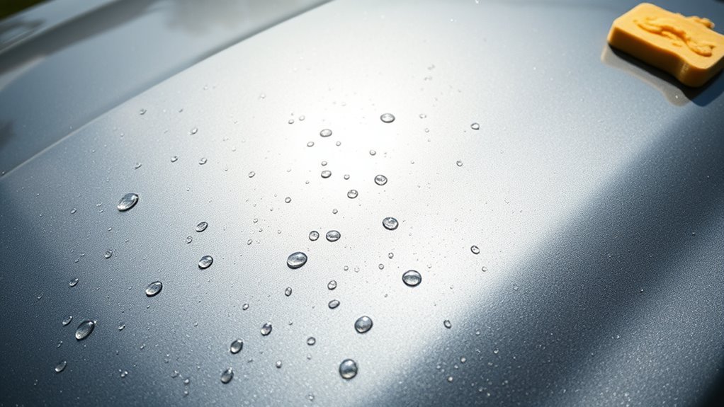 thorough rinse prevents scratches