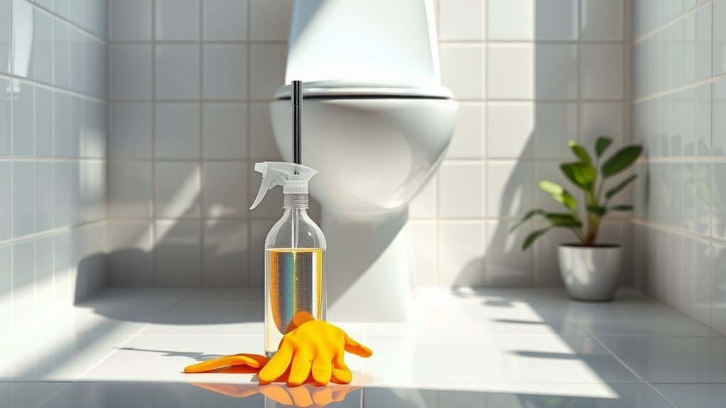 thorough toilet cleaning routine