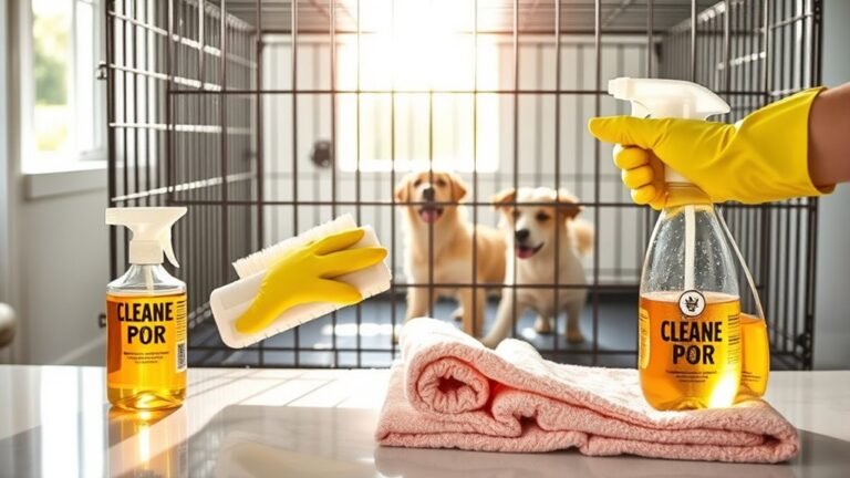 thoroughly clean dog crates
