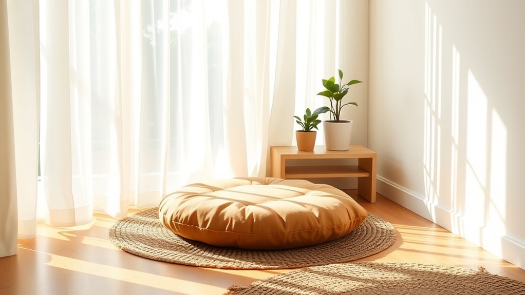 tidy meditation space essentials