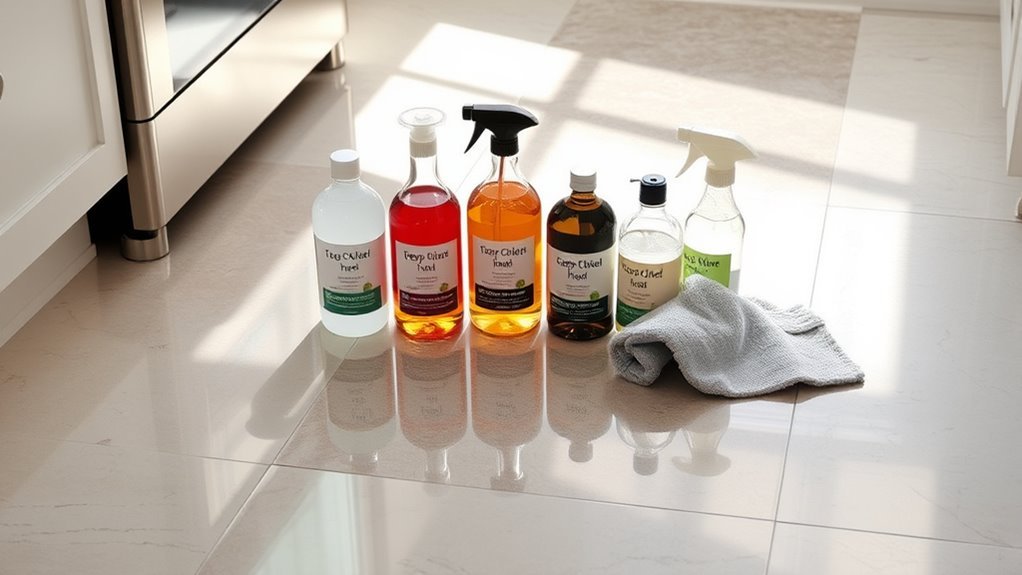 tile cleaning product compatibility