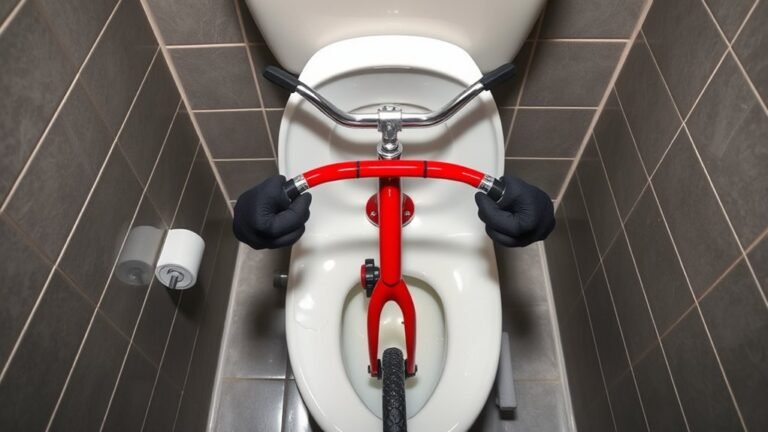 toilet bike removal tips