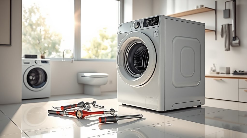 toilet removal from washer
