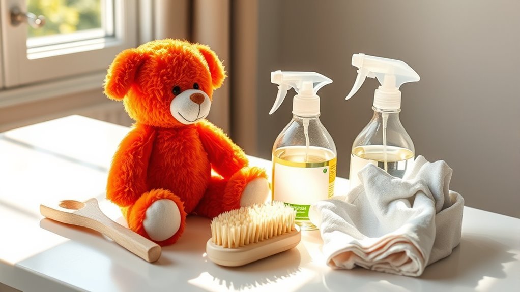 toy cleaning preparation steps