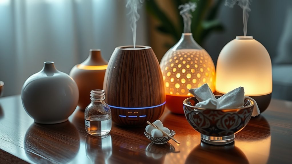 types of essential oil diffusers