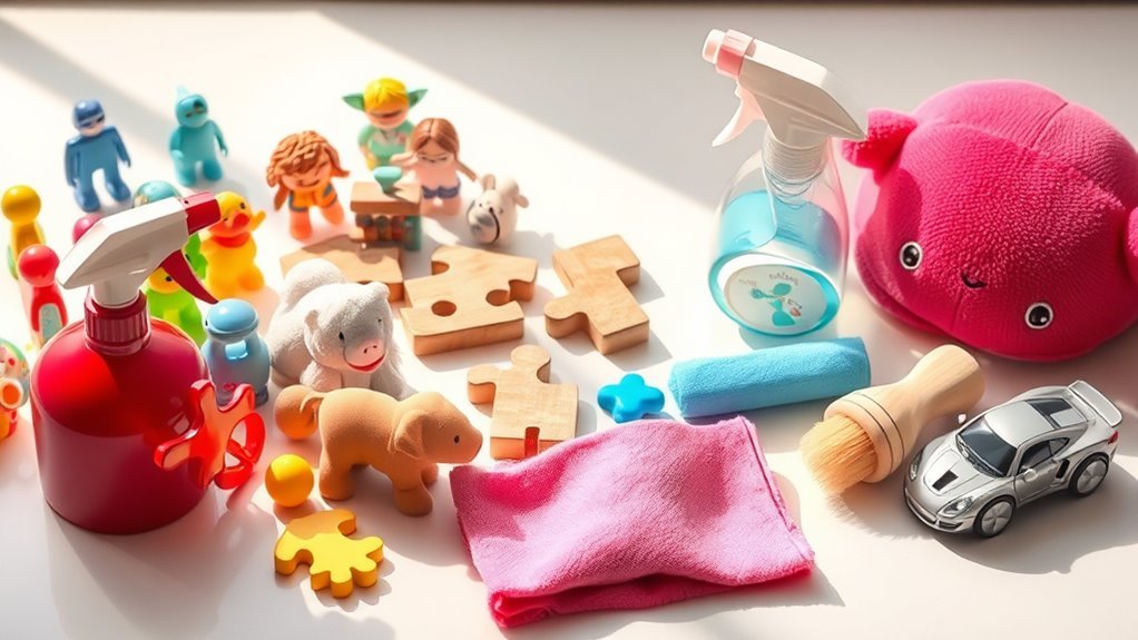 understanding toy material cleaning